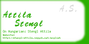 attila stengl business card